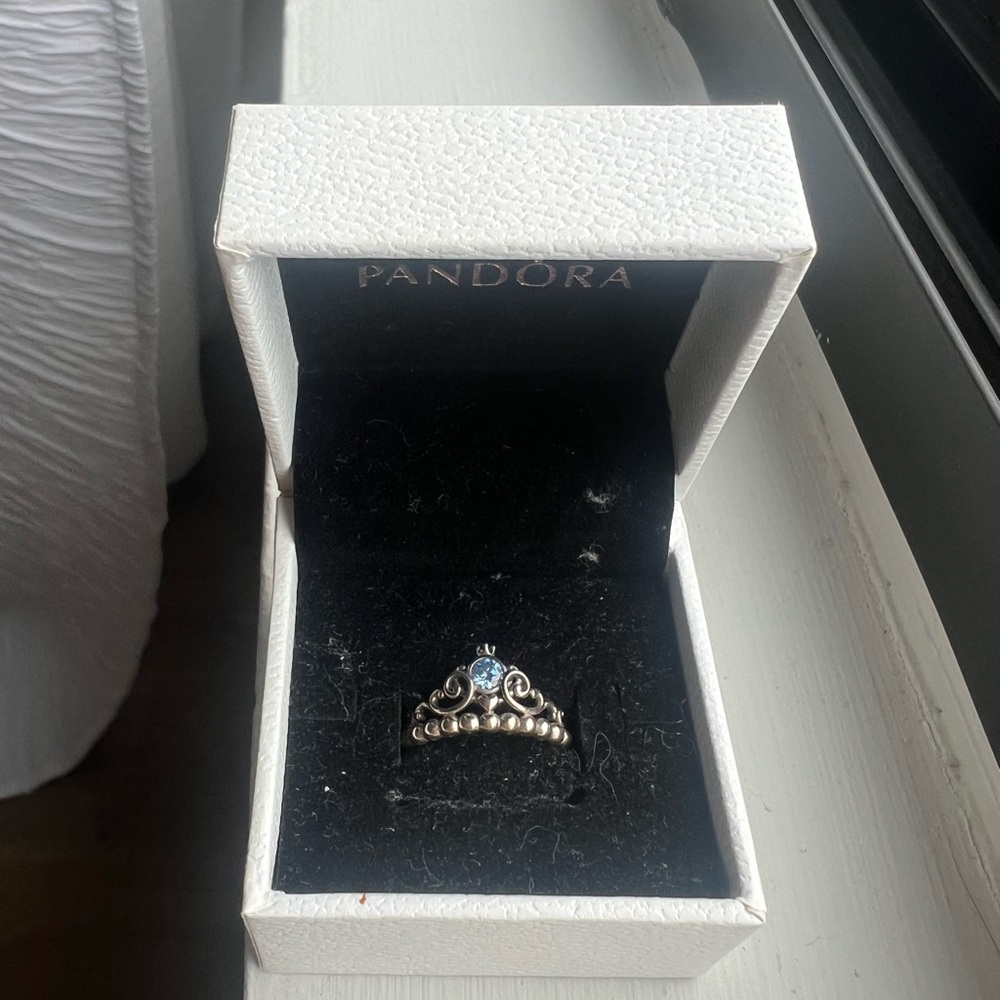 Pandora Silver Princess Ring